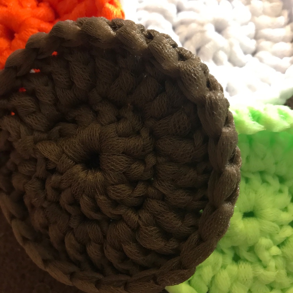 Crochet Dish-Pan-Skin Exfoliating Scrubbies - Picture 2 of 8